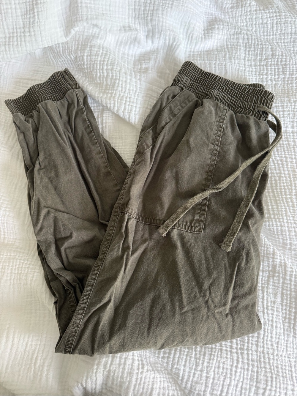 a new day Olive Green Drawstring Joggers